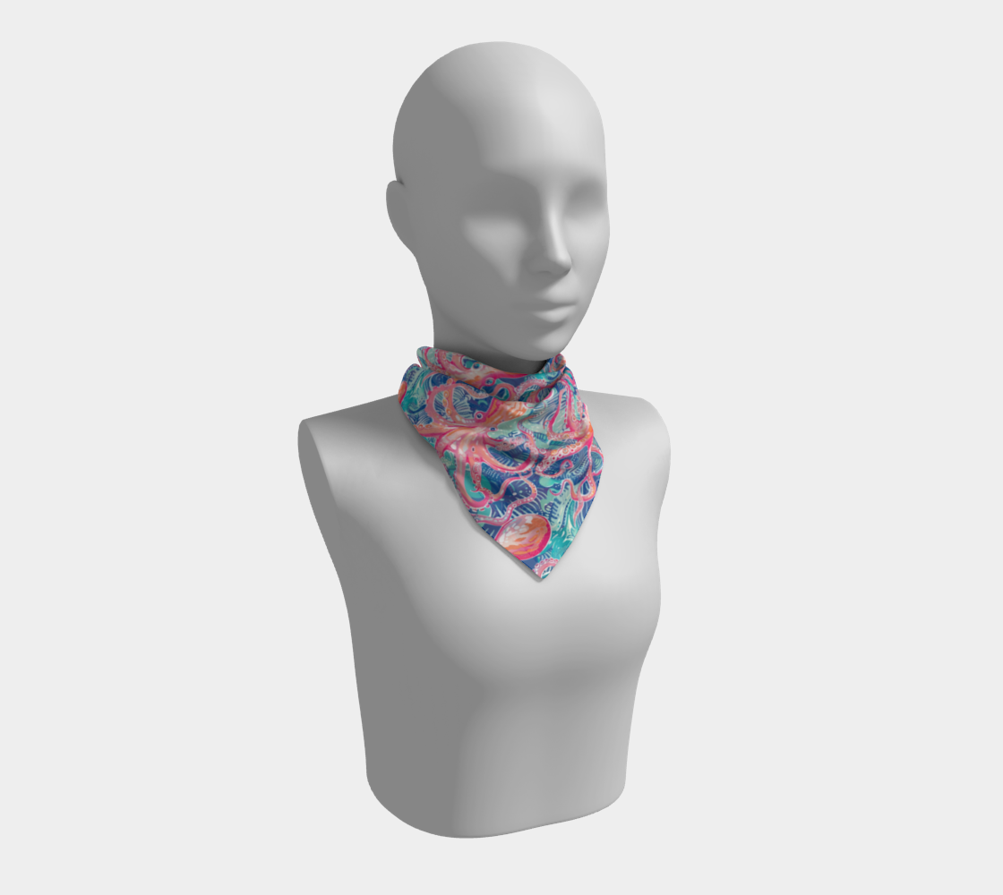 octopus square scarf