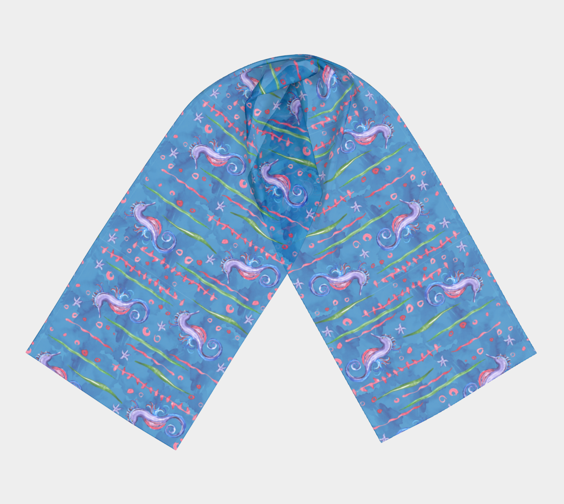 Seahorse Long Scarf