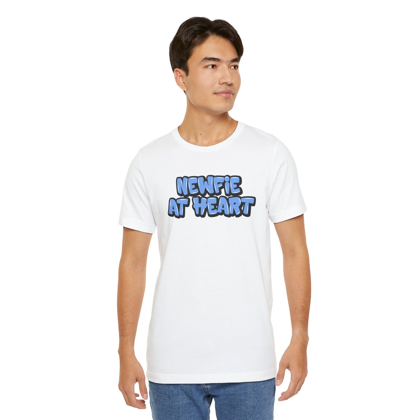 Graffiti "Newfie at Heart" T-Shirt