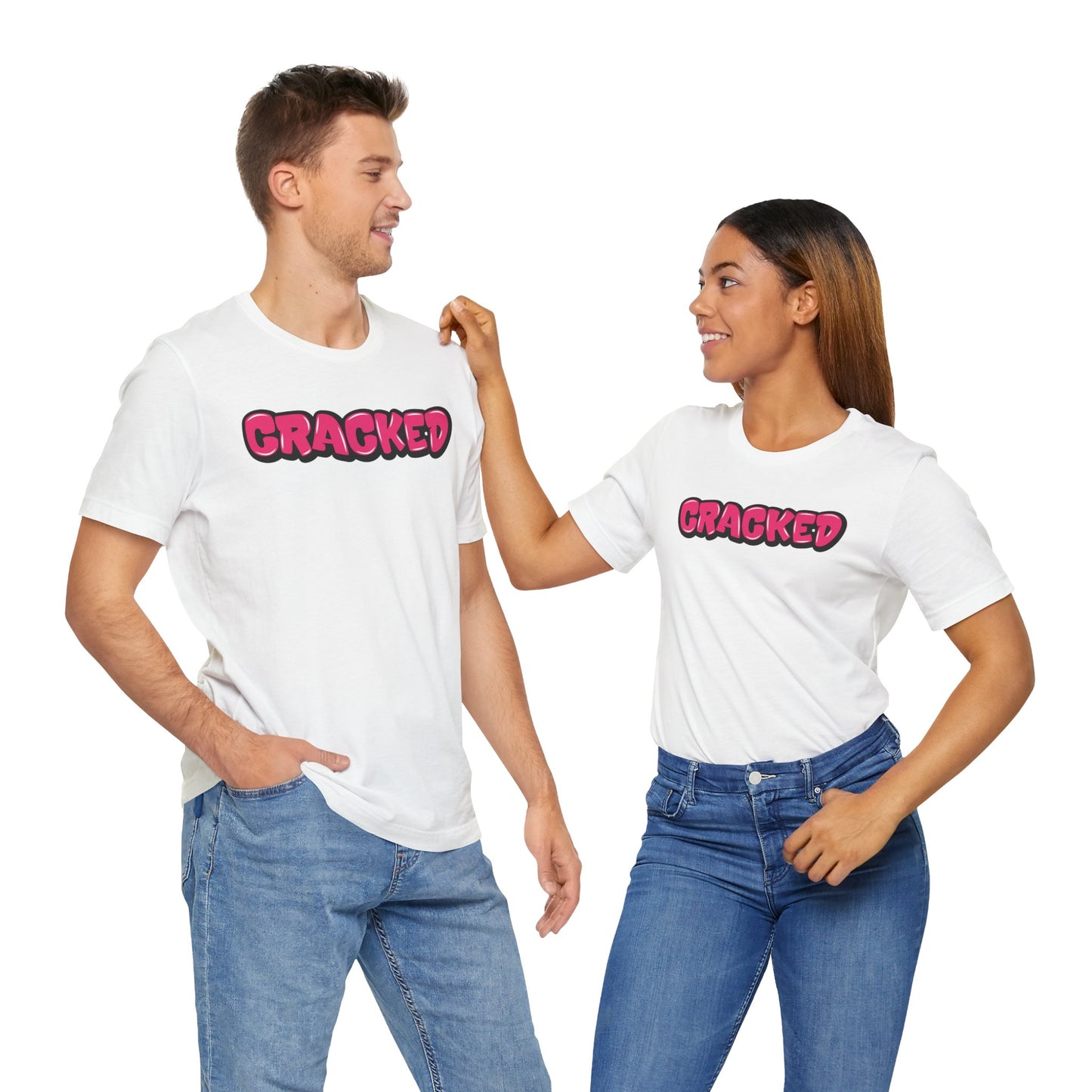 Graffiti Style Cracked T-Shirt