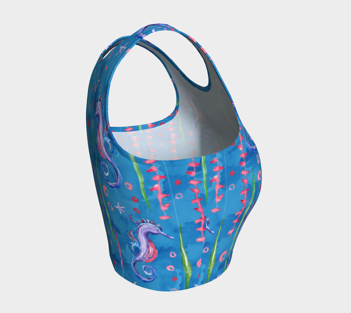 Seahorse Athletic Crop Top