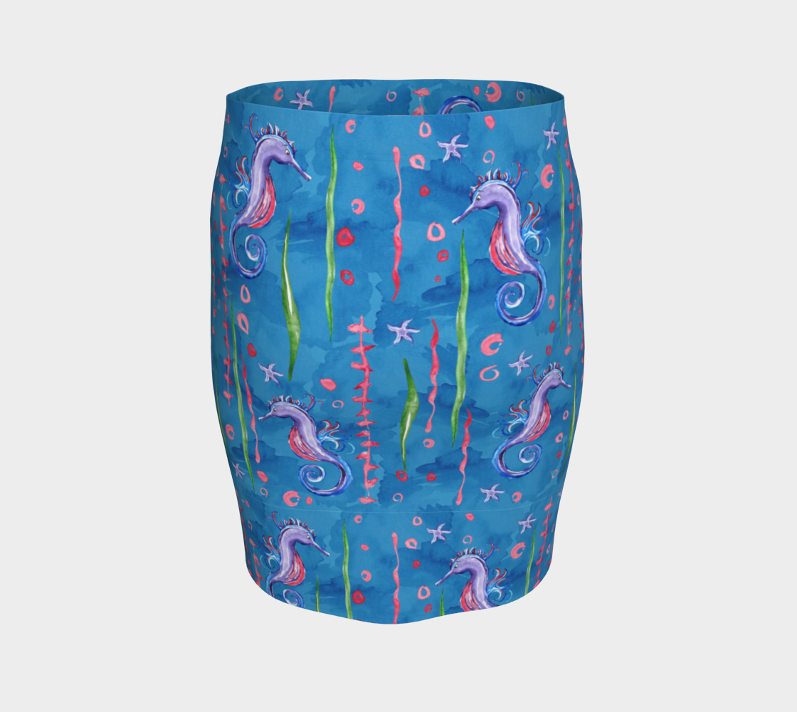 Seahorse Fitted Skirt 245