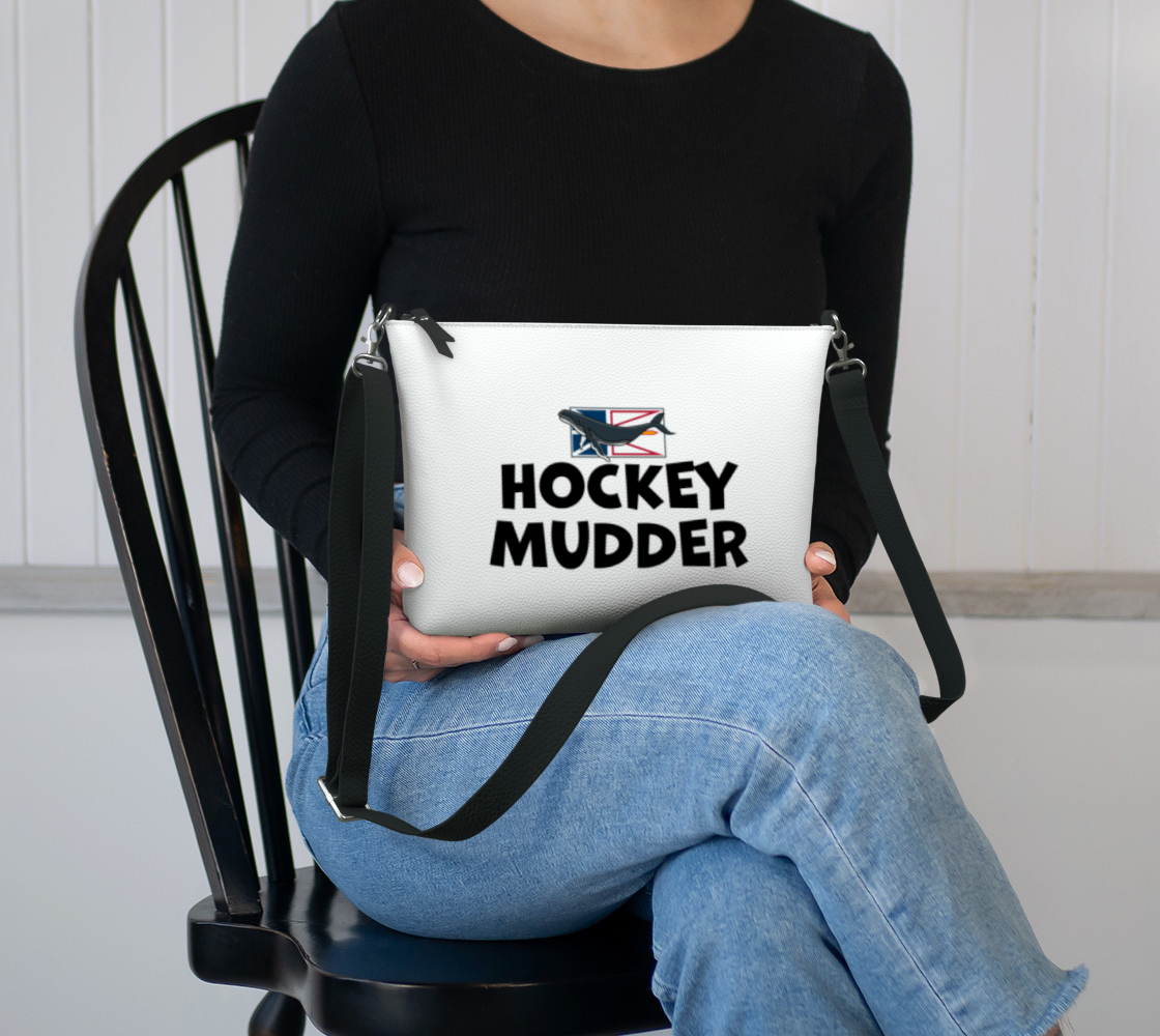 Hockey Mudder Vegan Leather Crossbody Purse