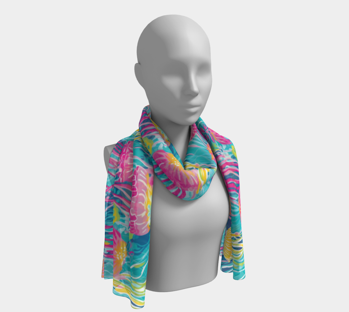 Jellyfish Long Scarf