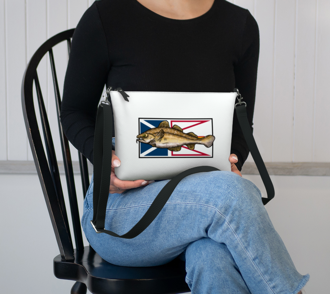 Newfoundland COD Vegan Leather Crossbody Purse