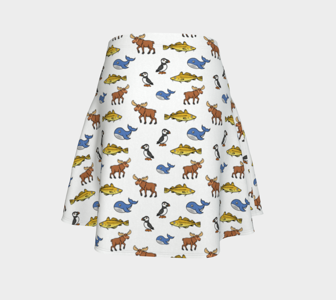 211 NL Critters Flare Skirt