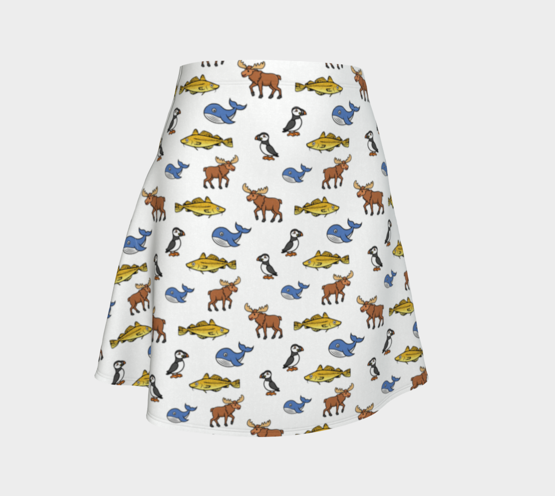 211 NL Critters Flare Skirt