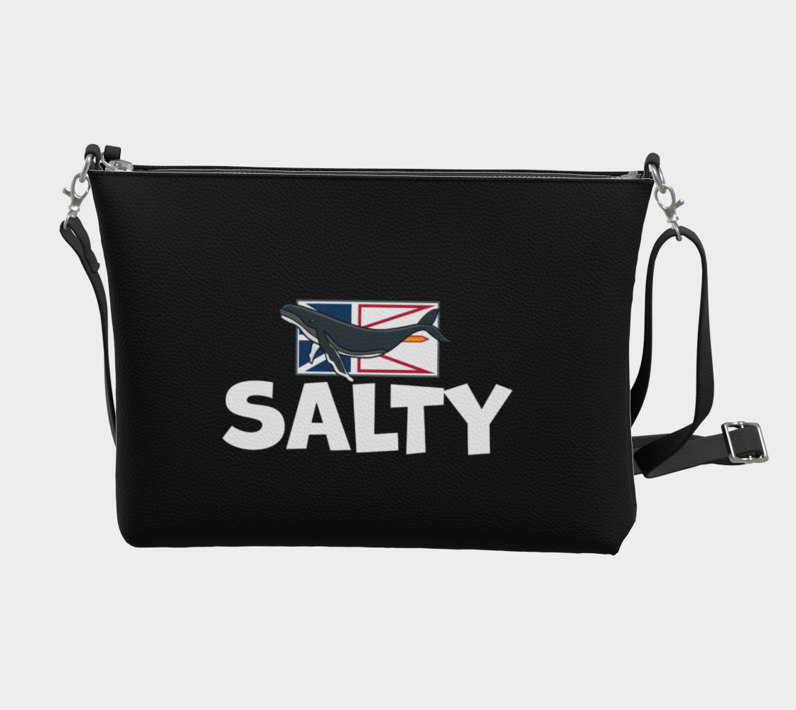 Salty Vegan Leather Crossbody Purse