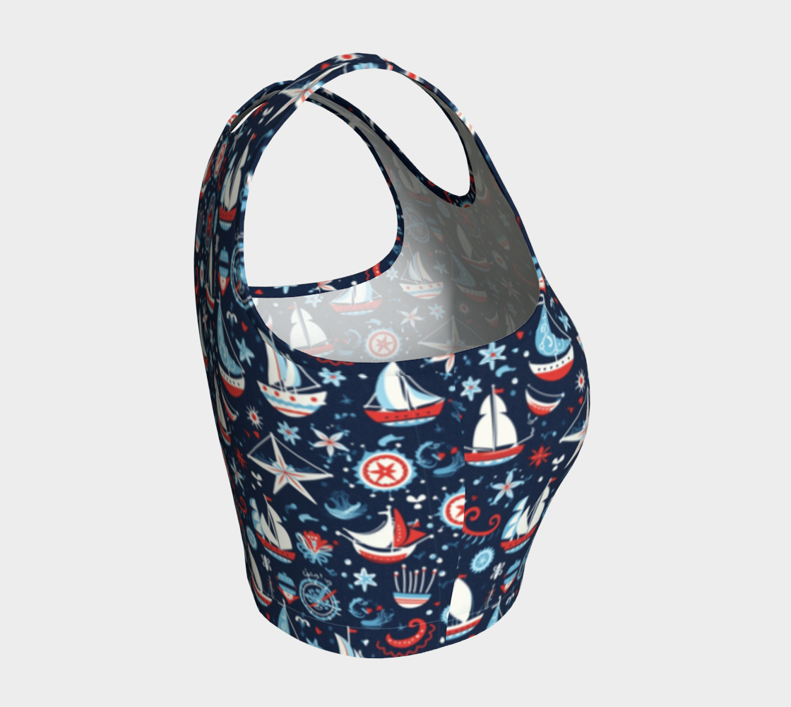 Nautical Adventures Athletic Tank Top 203