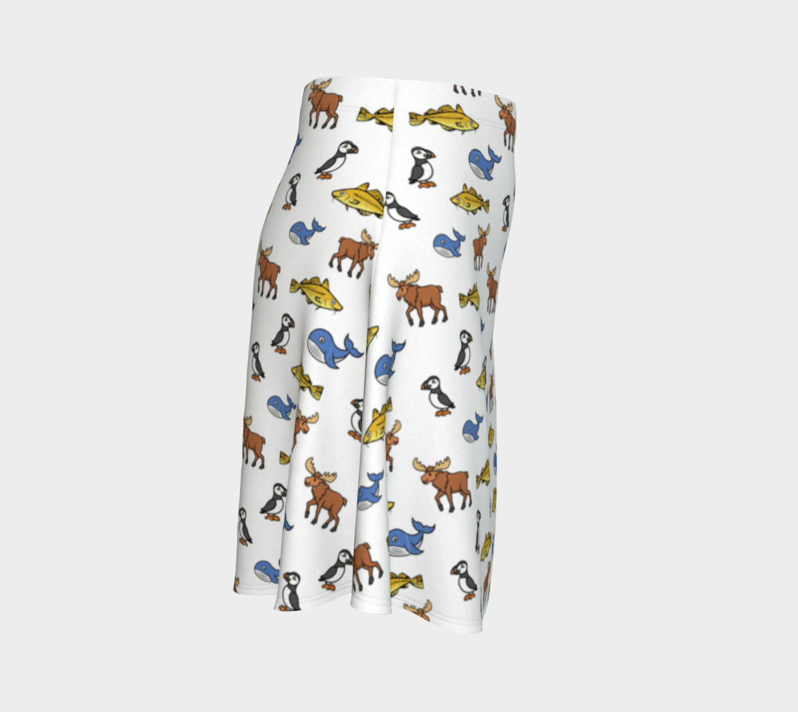 211 NL Critters Flare Skirt