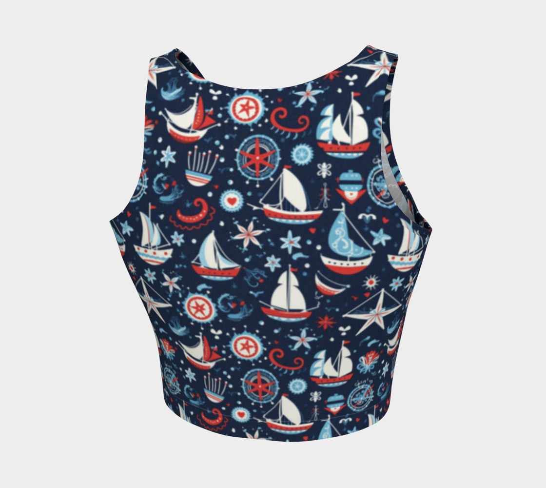 Nautical Adventures Athletic Tank Top 203