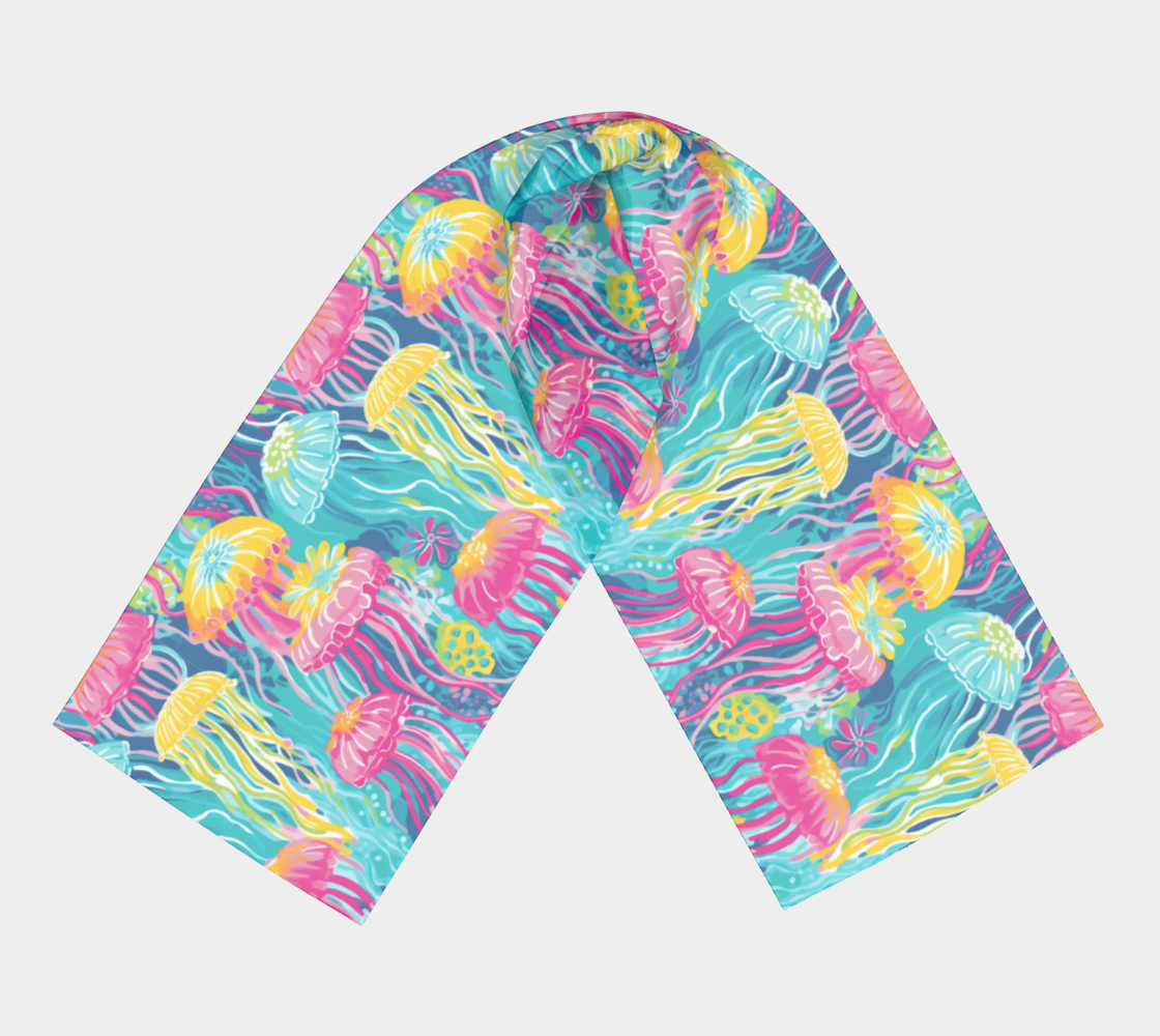 Jellyfish Long Scarf