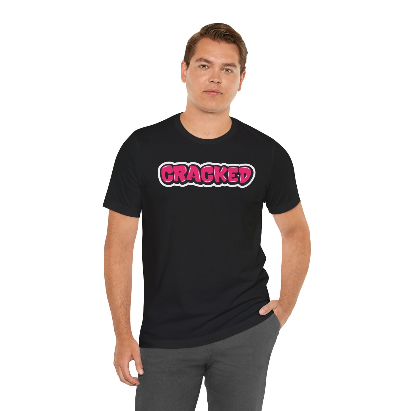 Graffiti Style Cracked T-Shirt