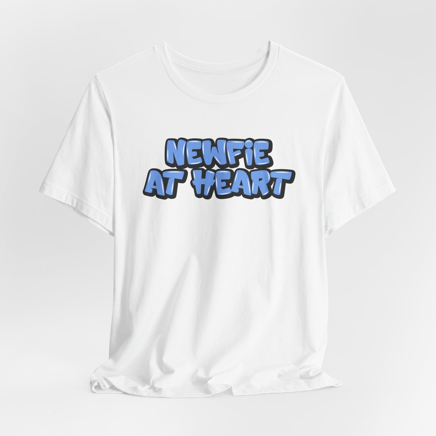 Graffiti "Newfie at Heart" T-Shirt