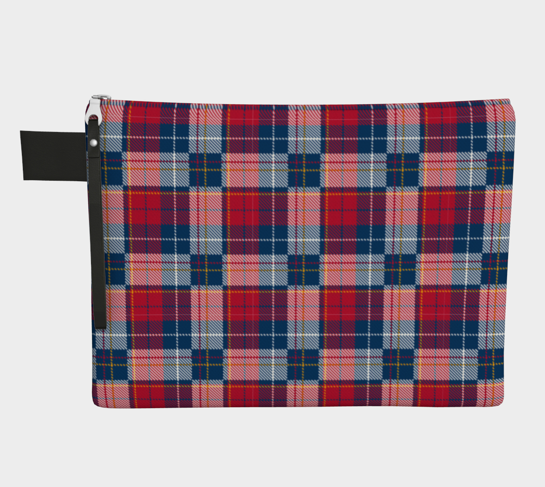My Red/Blue Pattern Zipper Carry-all