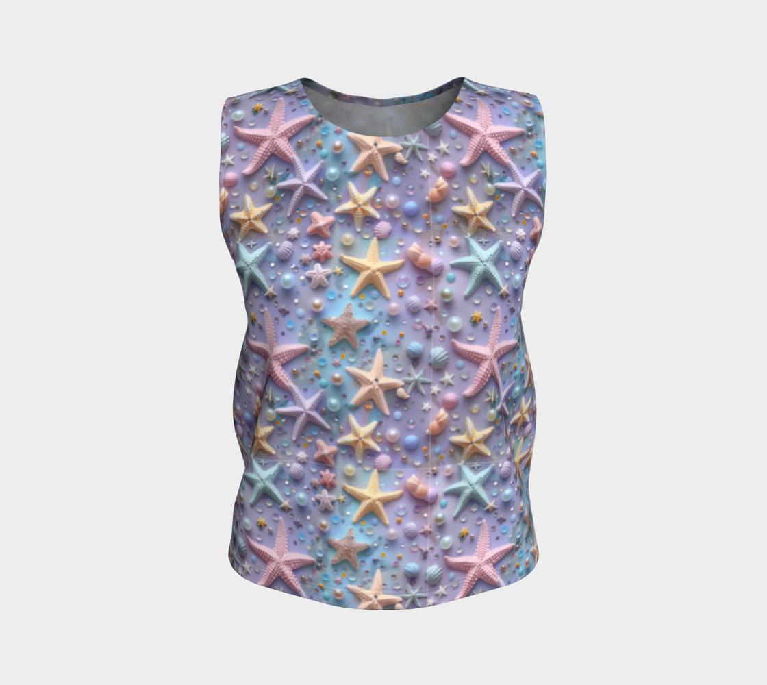 Lilac Starfish Loose Tank Top