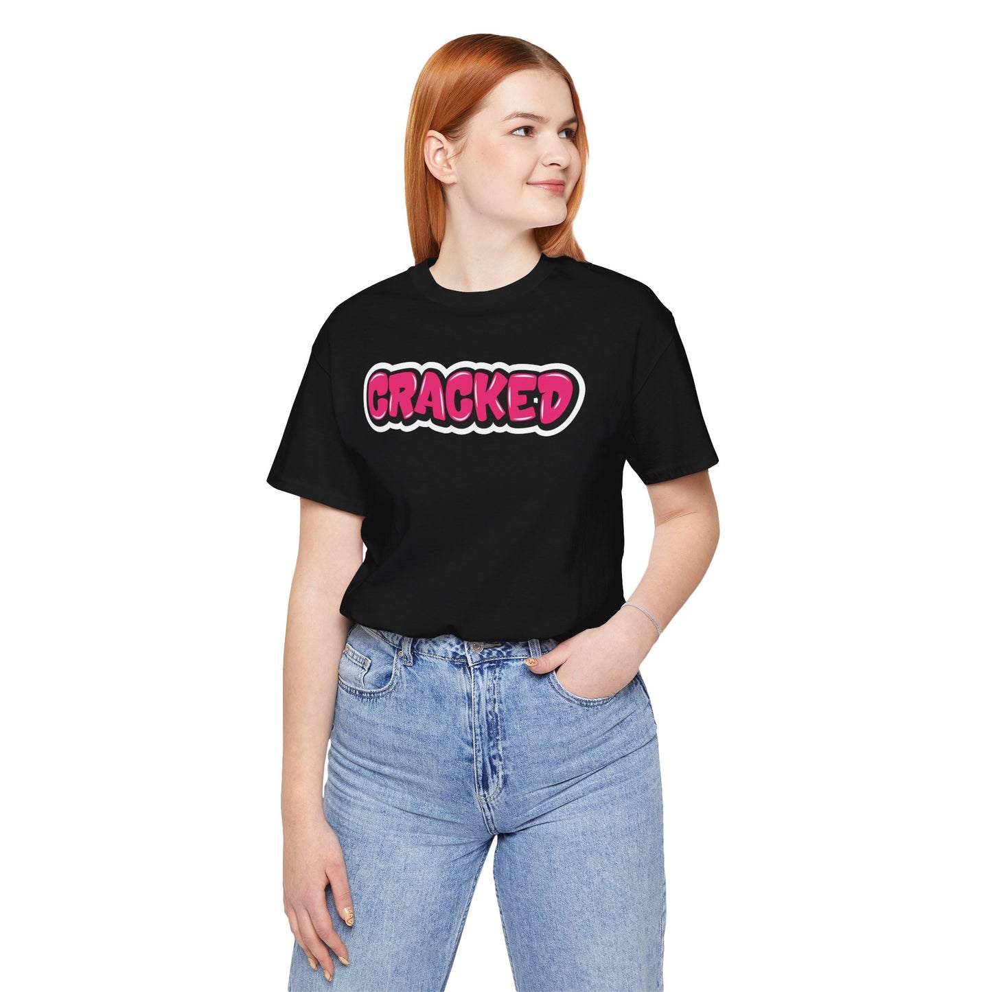 Graffiti Style Cracked T-Shirt