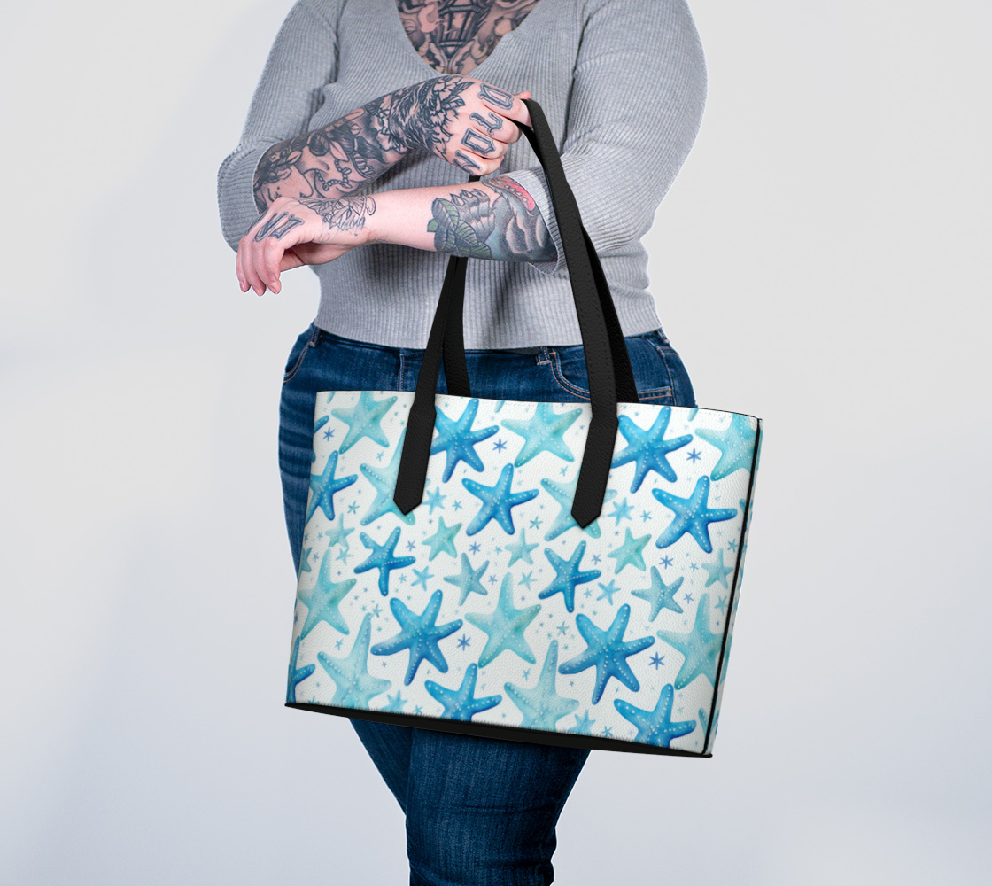 500 Starfish Vegan Leather Tote