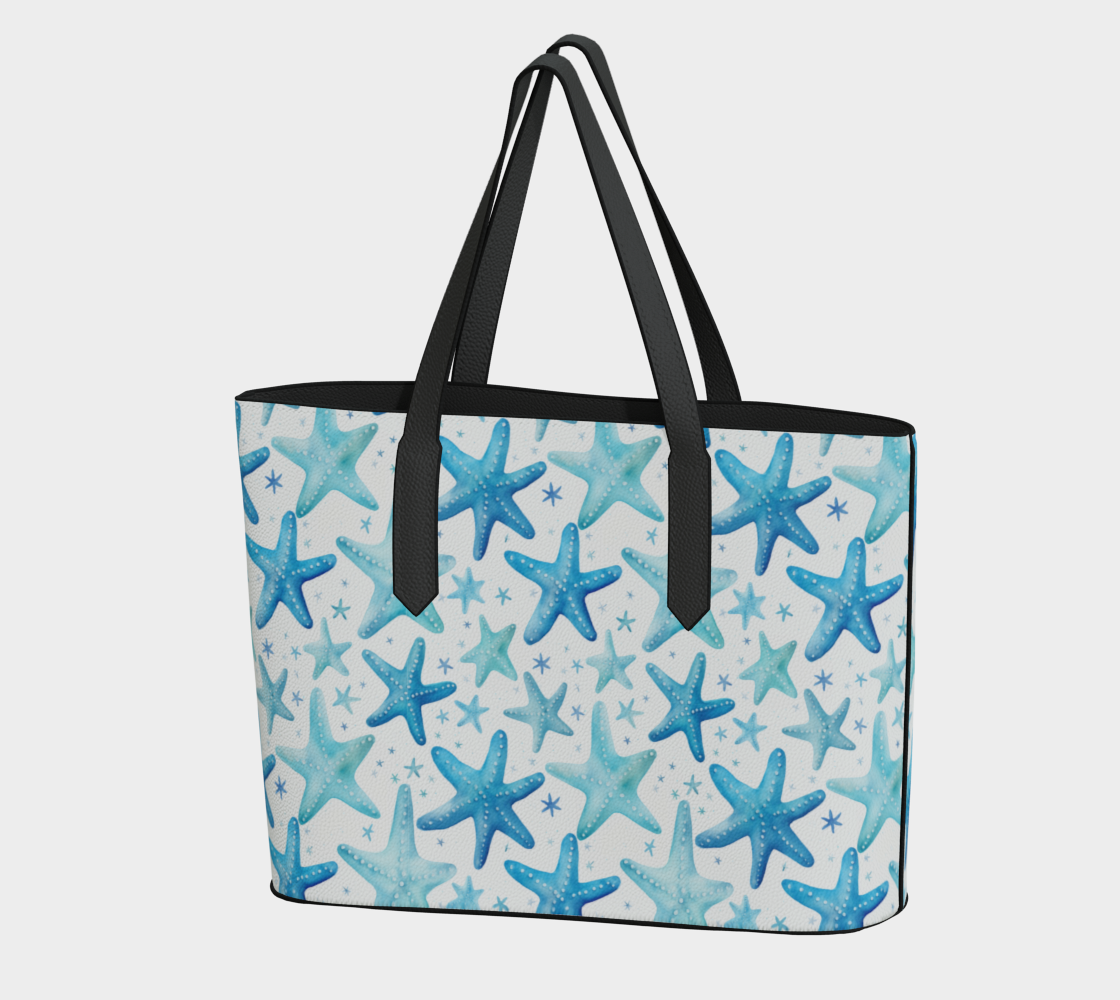 500 Starfish Vegan Leather Tote Bag