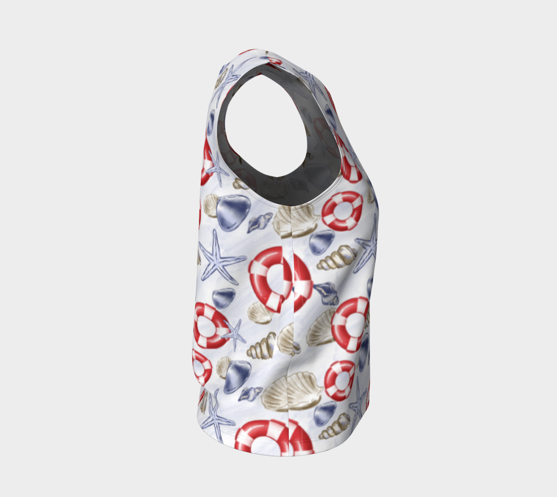 Nautical Watercolor Capris