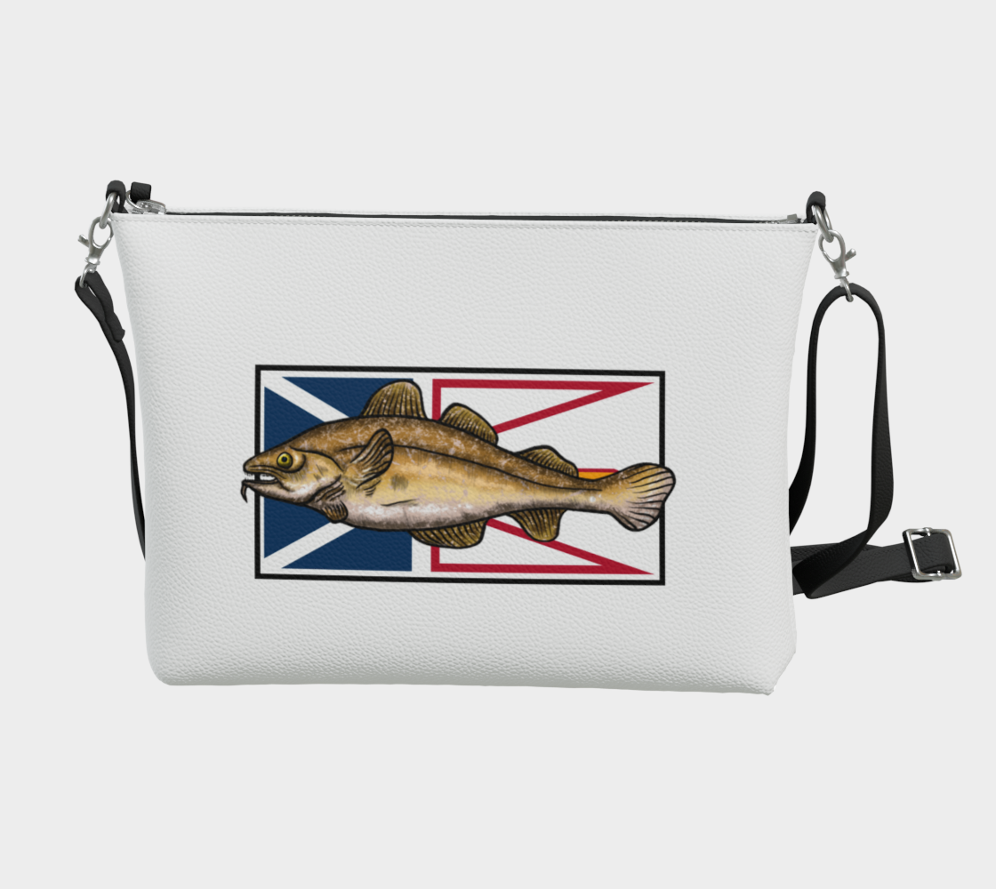 Newfoundland COD Vegan Leather Crossbody Purse