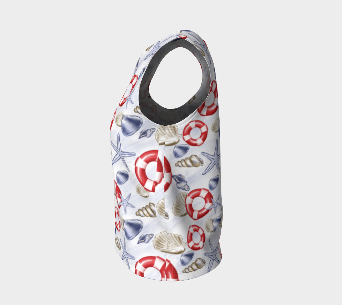 Nautical Watercolor Capris