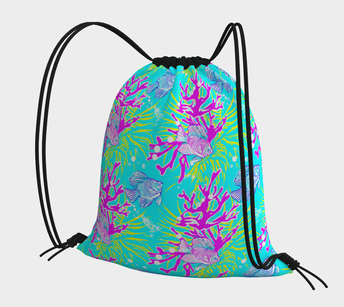 Fish and Coral Vegan Backpack