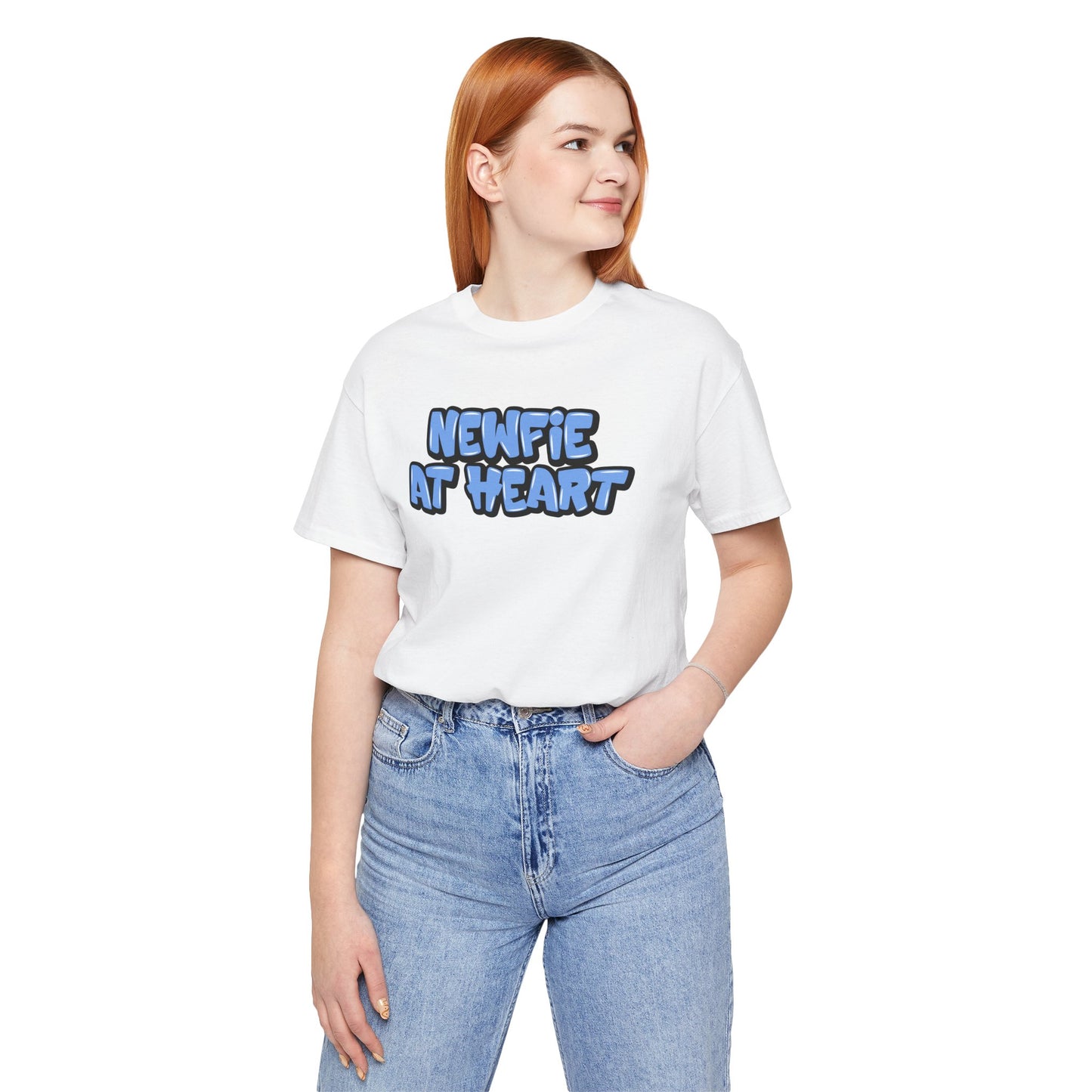 Graffiti "Newfie at Heart" T-Shirt