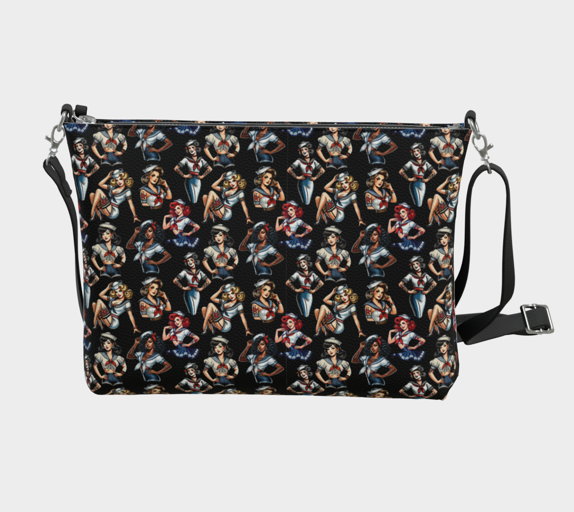 Sailor Girl Vegan Crossbody Purse