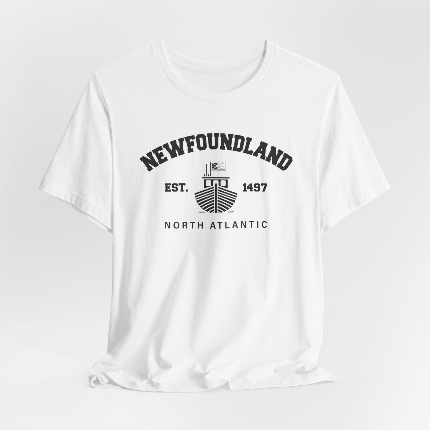 Newfoundland Vintage Graphic Tee - Unisex Short Sleeve Shirt