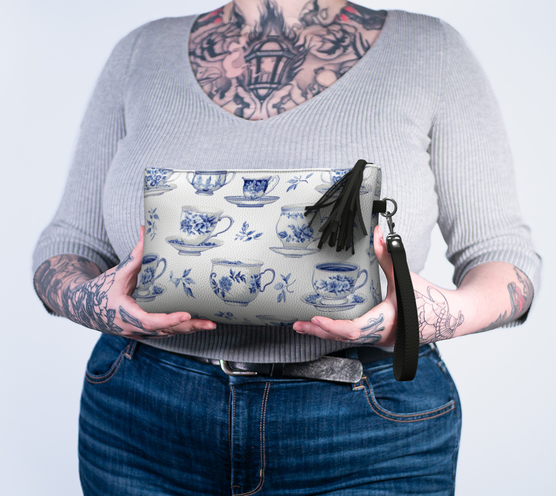 459 Vegan Leather Clutch Bag