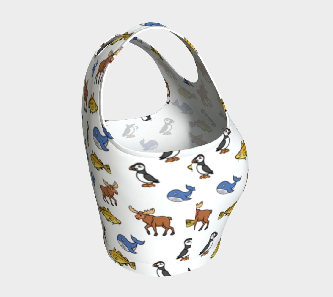 211 NL Critters Athletic Crop Top