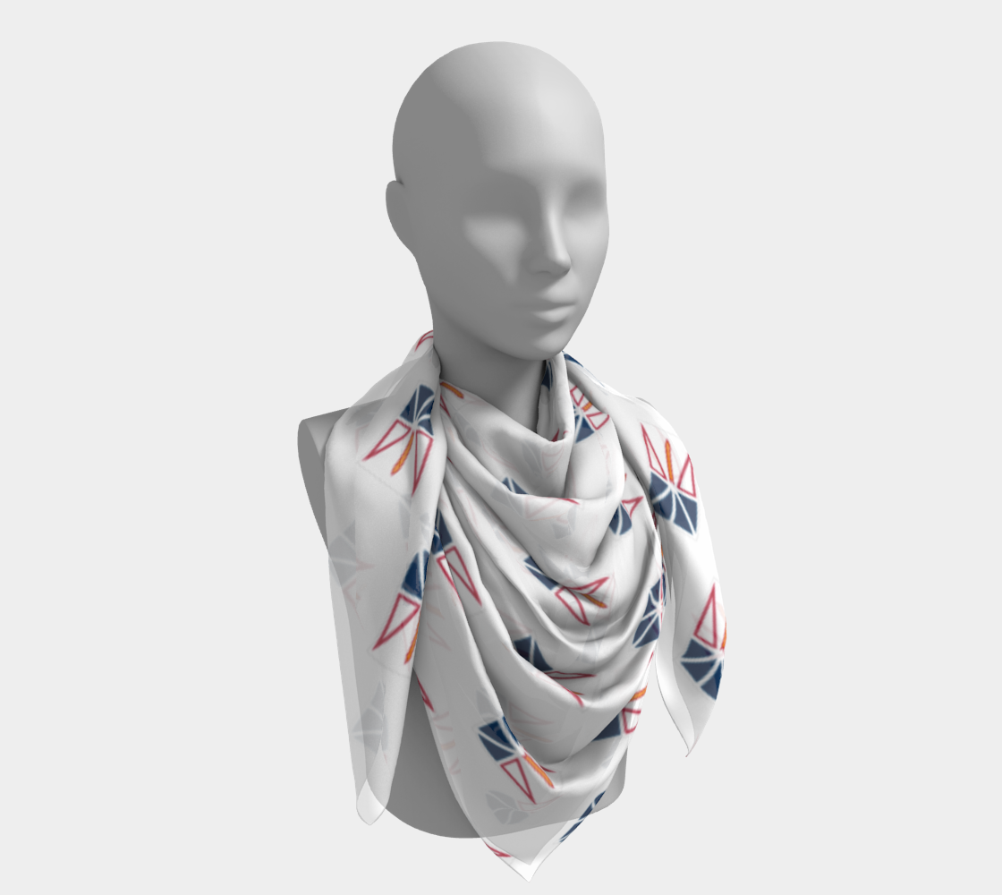 Newfoundland Flag Square Scarf