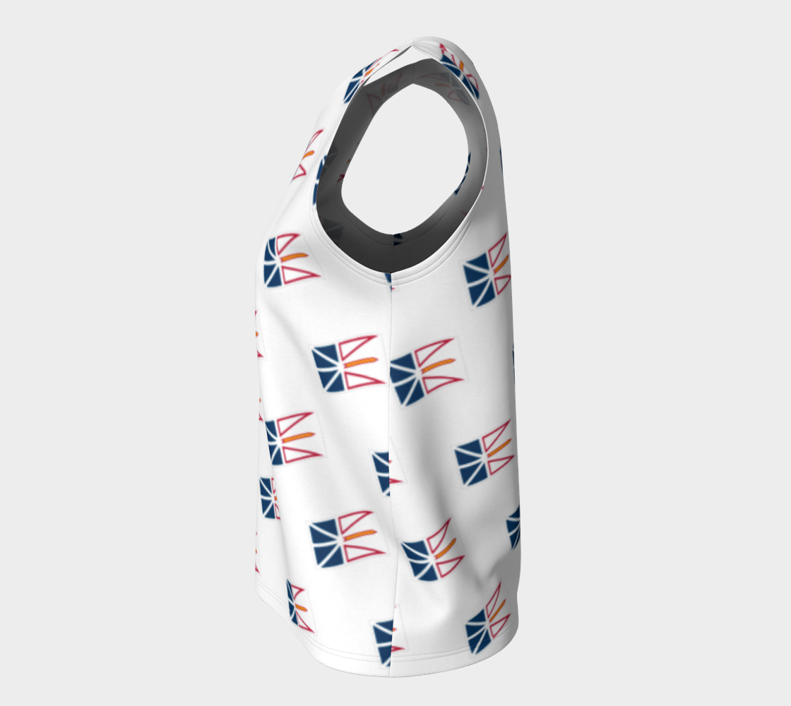 Newfoundland Flag Long Loose Tank Top 269