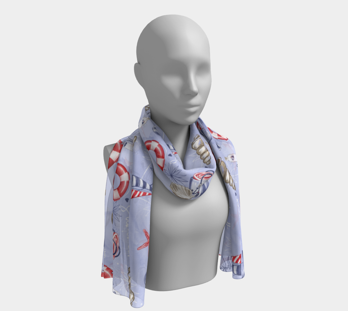 Life is better on the Boat Long Scarf