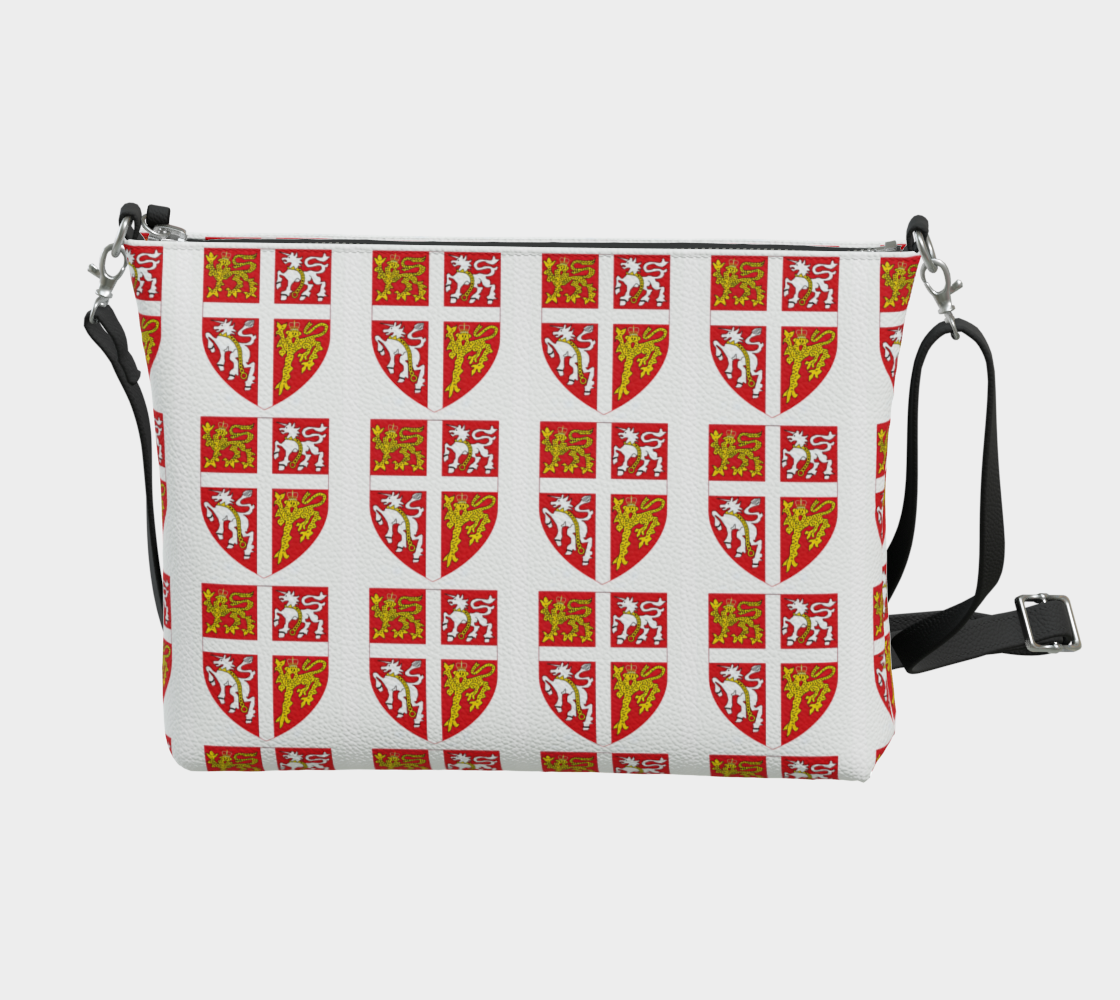 Artistic Coat of Arms Cross over Purse 1884