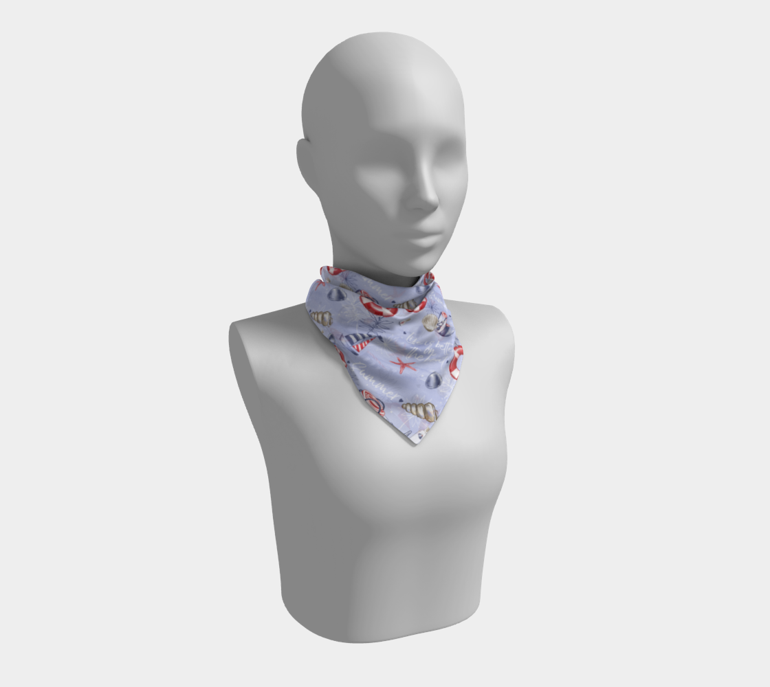 Life is better on the Boat Square Scarf