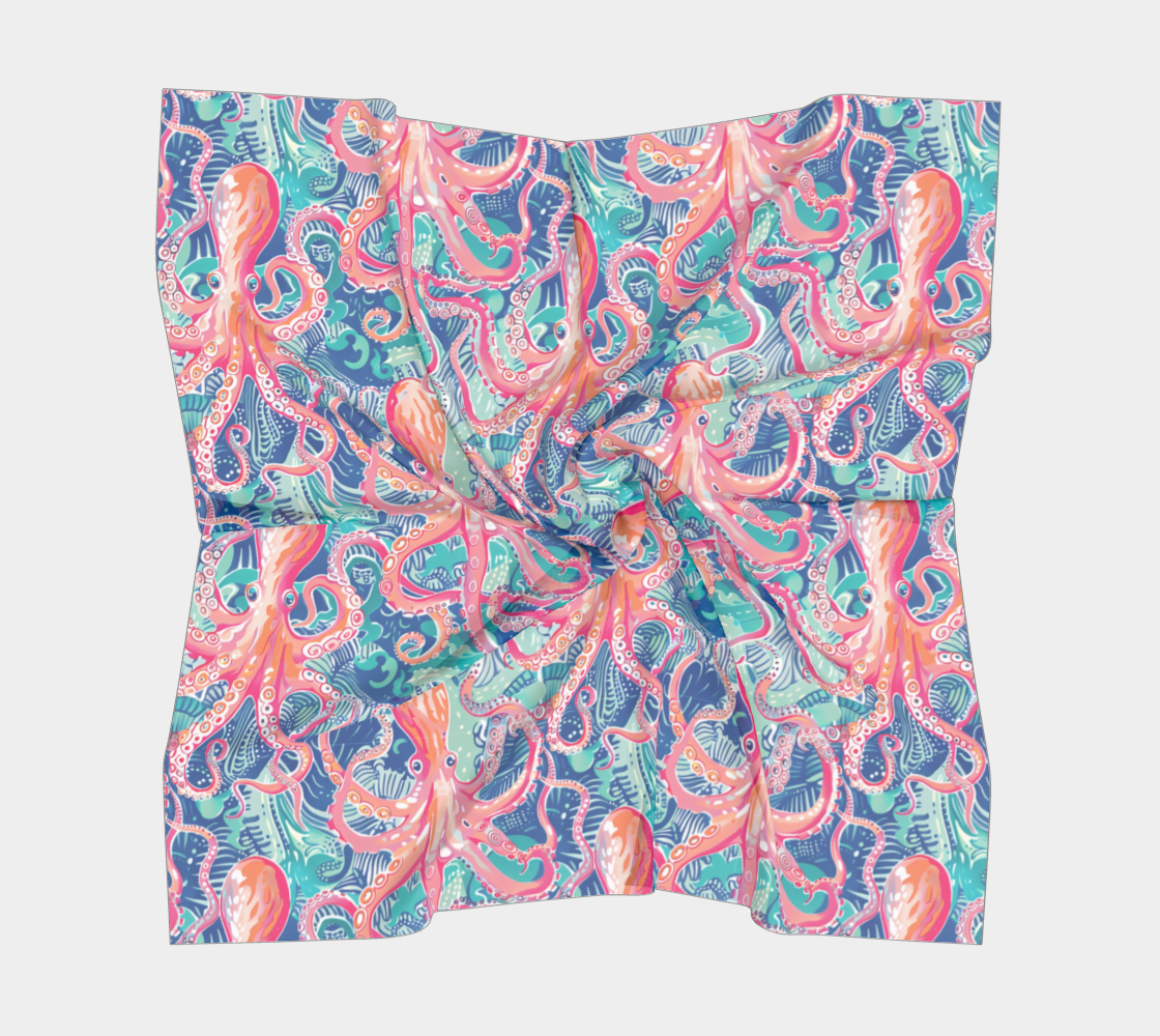 octopus square scarf