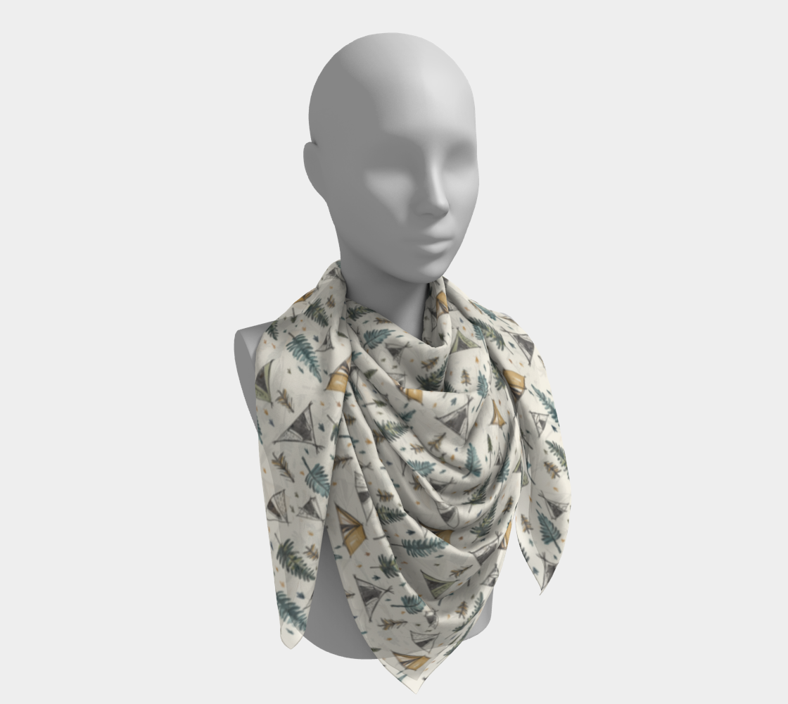 Tents Square Scarf