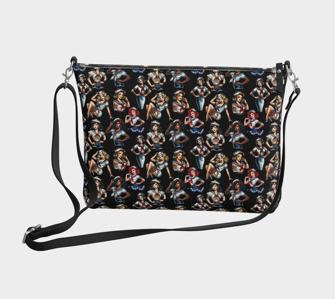 Sailor Girl Vegan Crossbody Purse
