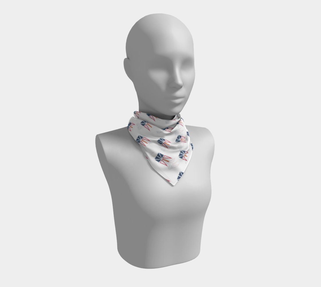 Newfoundland Flag Square Scarf