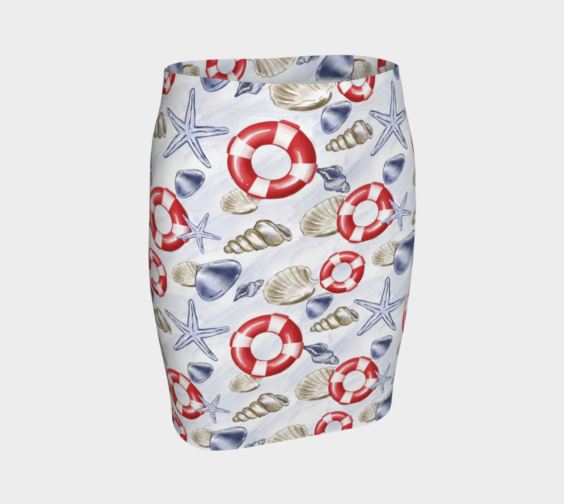 Nautical Watercolor Capris