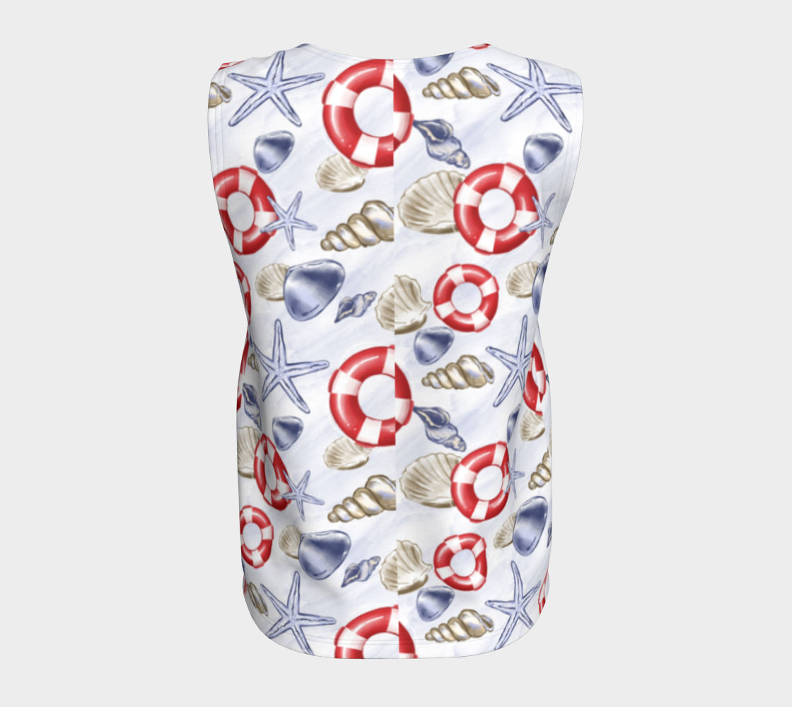 Nautical Watercolor Capris