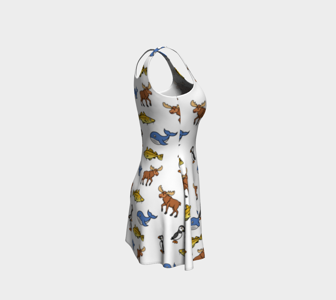 211 NL Critters Flare Dress