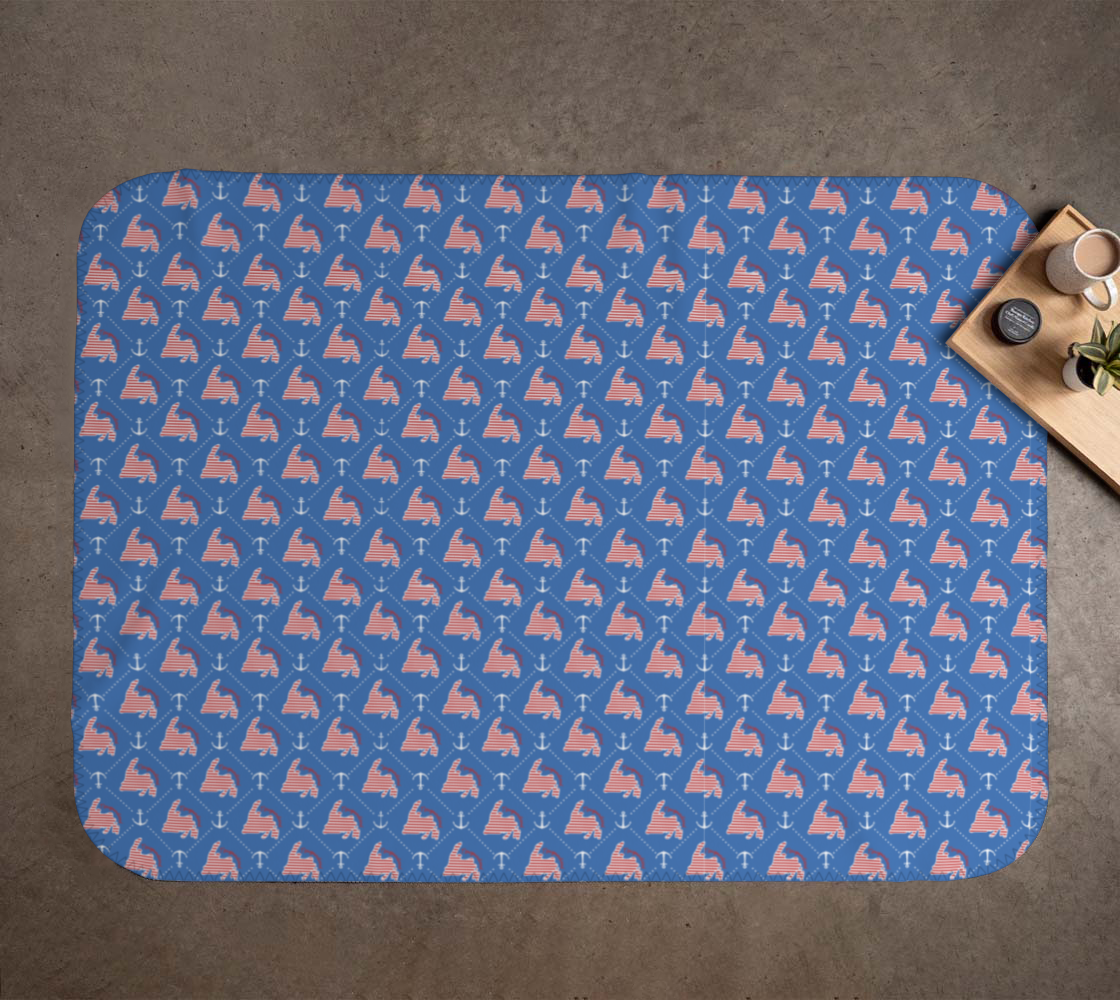 113 Blue NL and Anchor Blanket