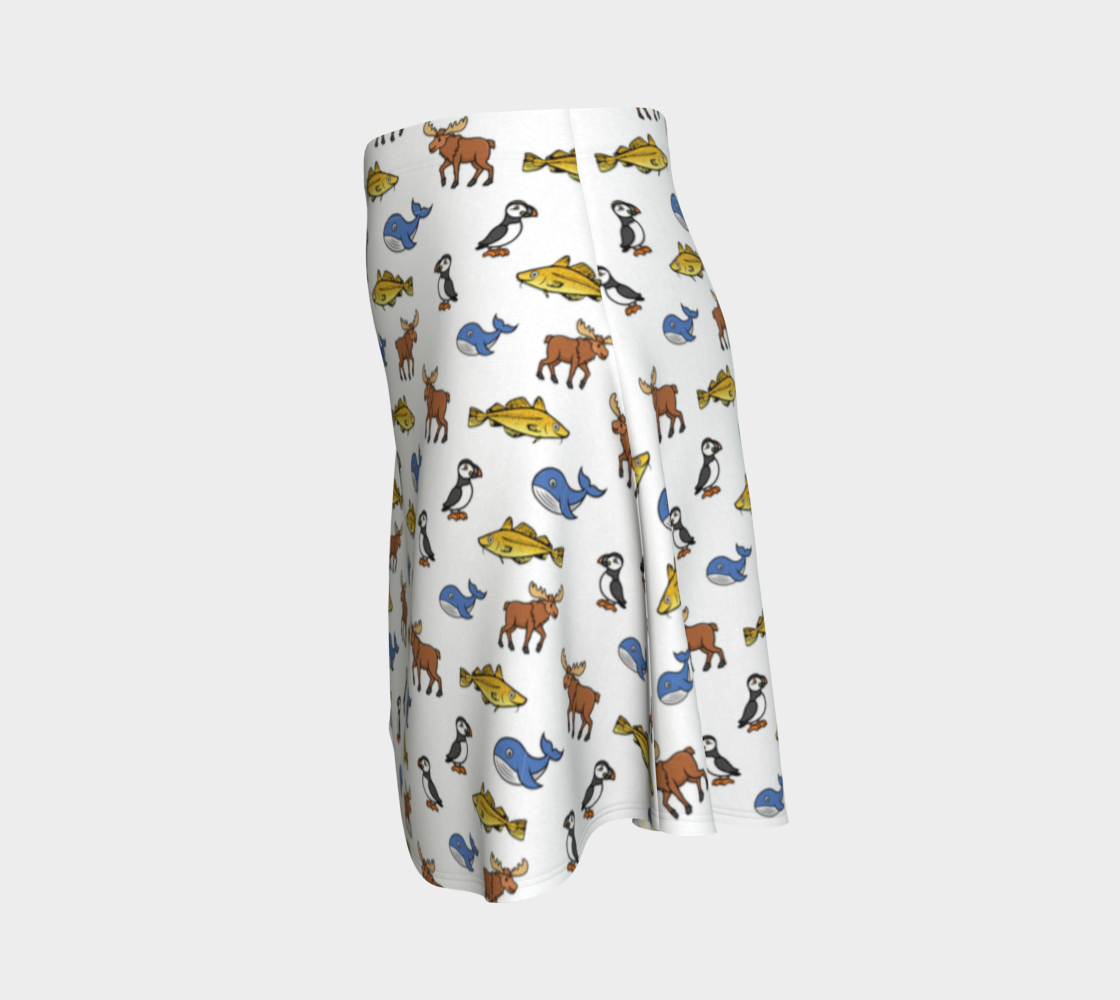 211 NL Critters Flare Skirt