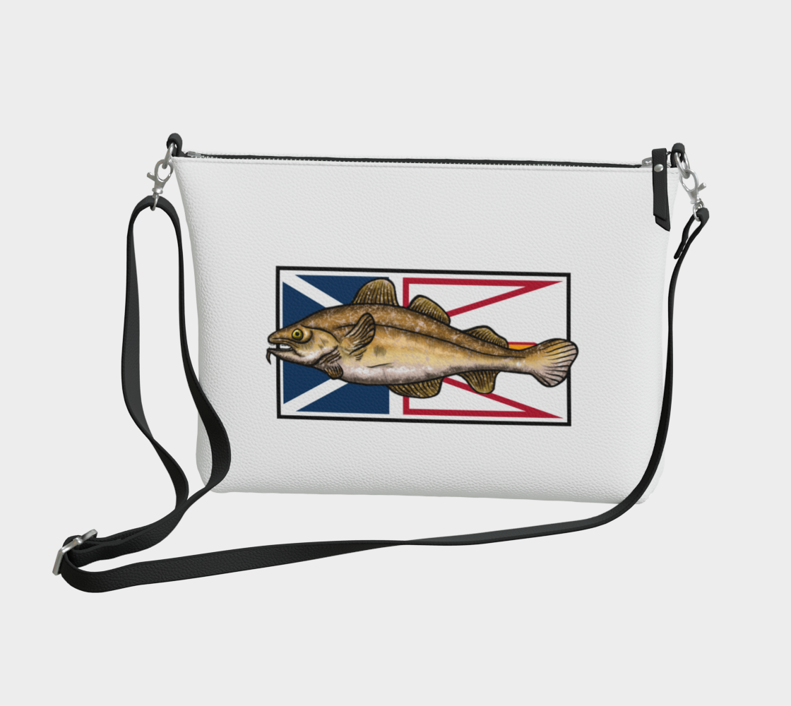 Newfoundland COD Vegan Leather Crossbody Purse