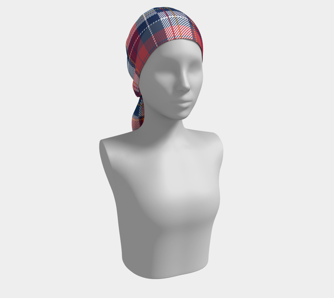 My Red/Blue Pattern Scarf