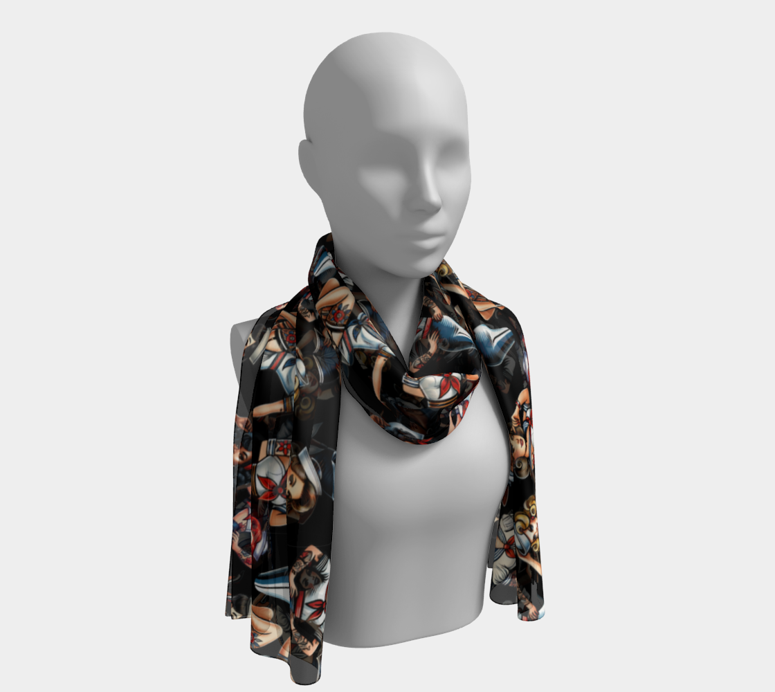 Sailor Girl Long Scarf