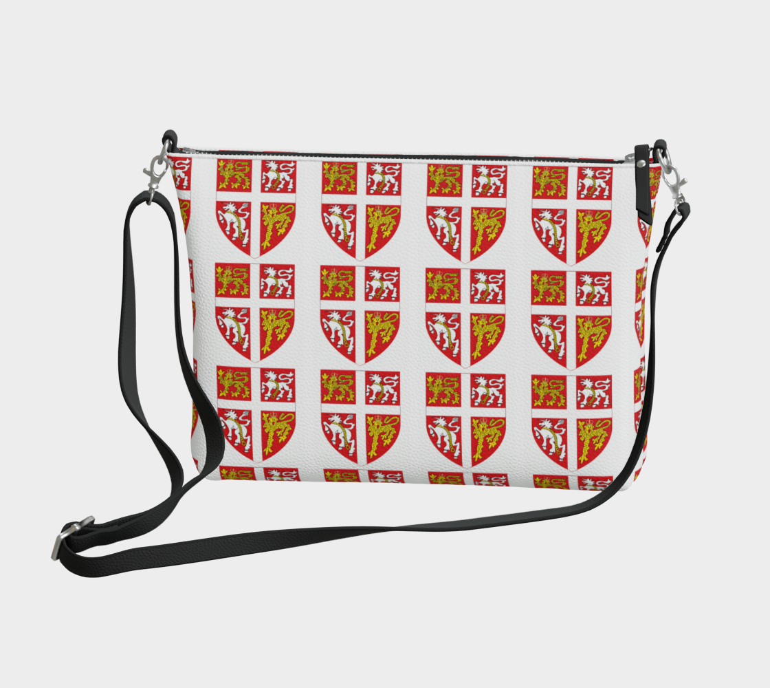 Artistic Coat of Arms Cross over Purse 1884